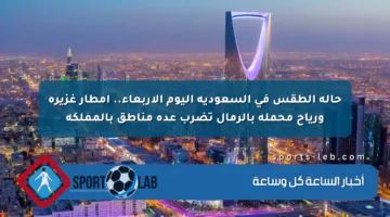 حالة الطقس في السعودية اليوم الأربعاء.. أمطار غزيرة ورياح محملة بالرمال تضرب عدة مناطق بالمملكة